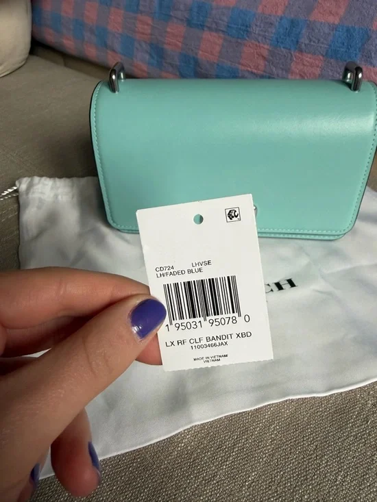 Coach Bandit Crossbody in Faded Blue/Silver - Picture 2 of 12